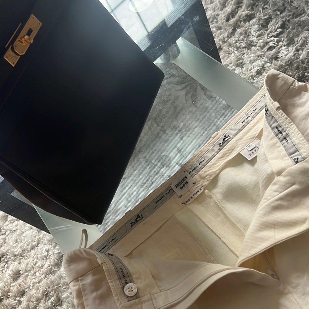 Hermès summer ☀️ linen pants